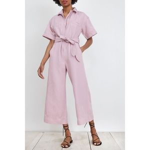 Apiece Apart Baleare Jumpsuit in Lilac